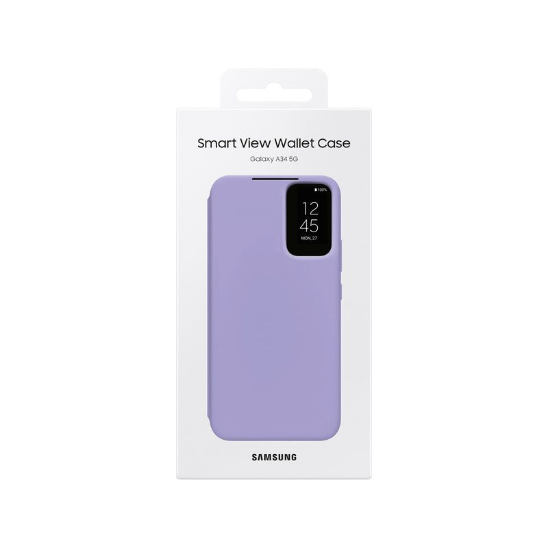 Samsung A346 A34 5G S-View Wallet Cover Blueberry EF-ZA346CVE